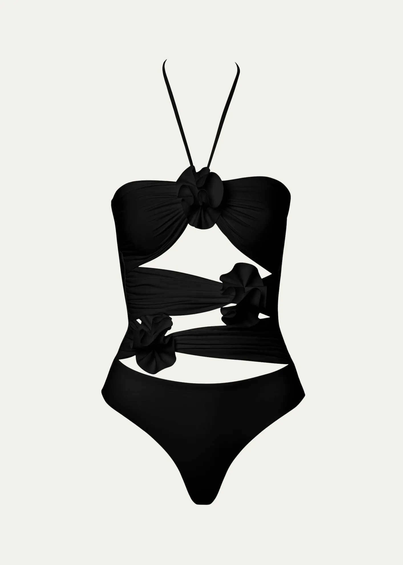 MAYGEL CORONELTrinitaria Cutout Halter One-Piece Swimsuit