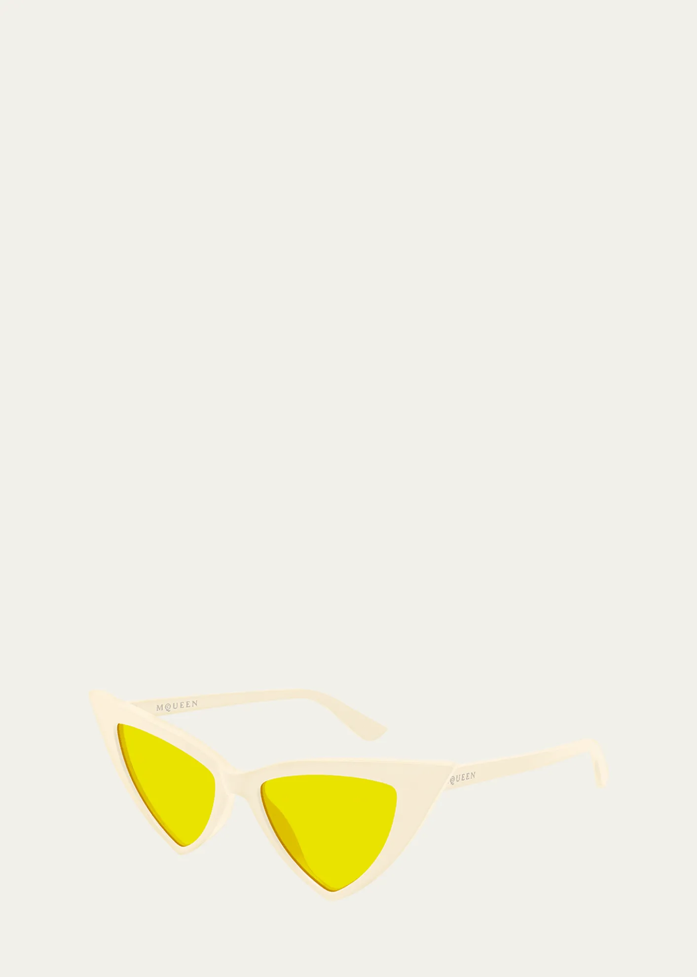 McQueenAM0518S Cat-Eye Recycled Acetate Sunglasses