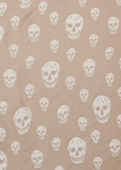 McQueenClassic Skull Wool Scarf