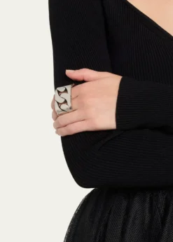 McQueen2 Finger Chain Ring