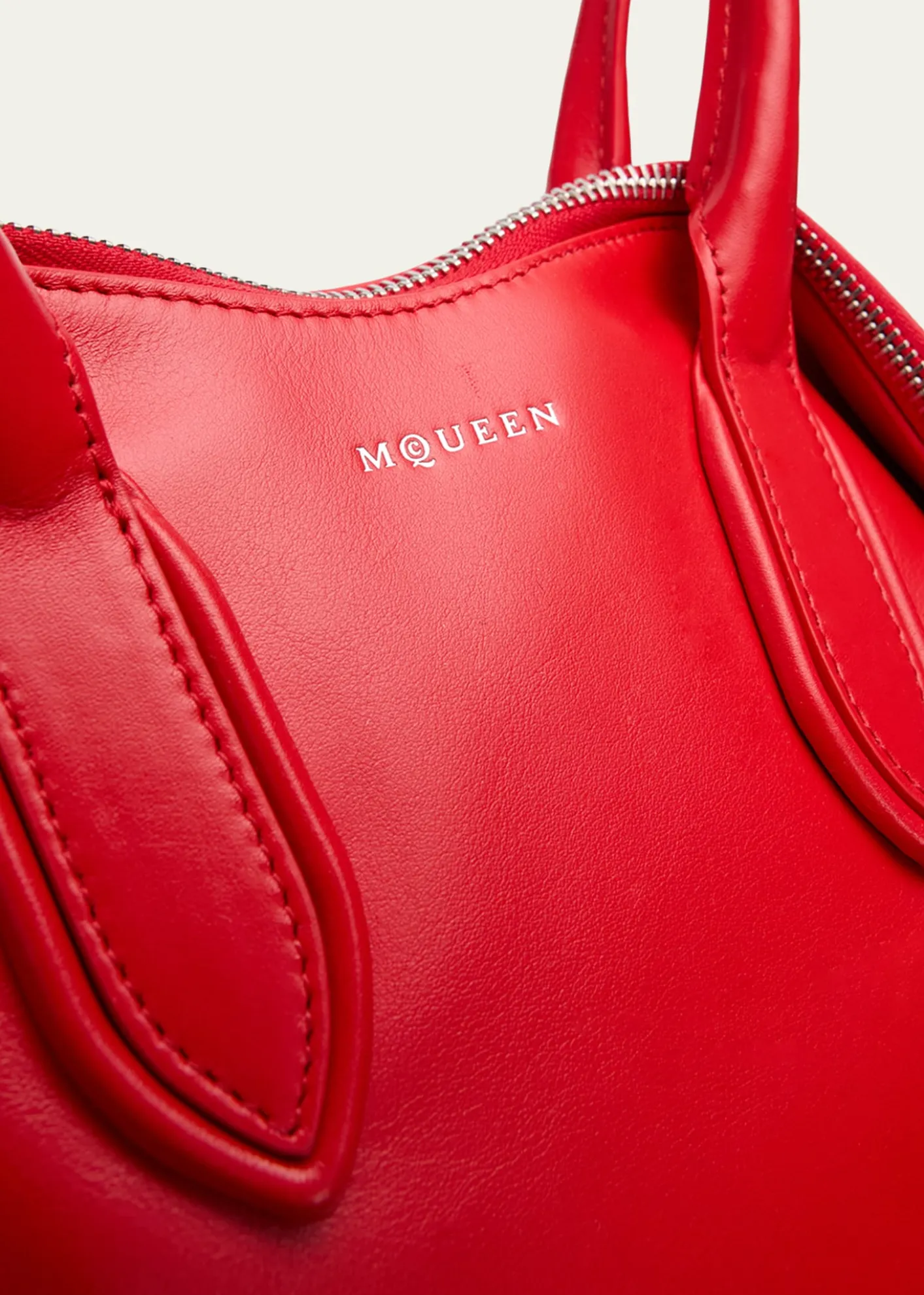 McQueenManta Sculptural Nappa Leather Shoulder Bag