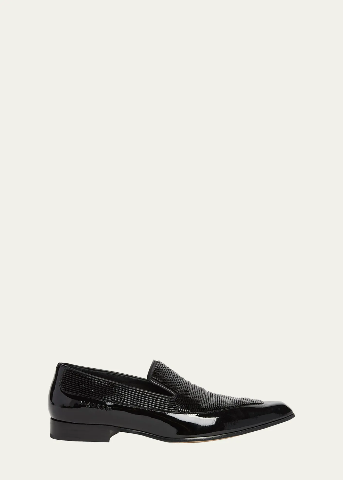McQueenMen's Artie Beaded Leather Loafers