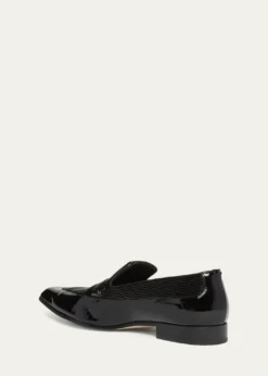 McQueenMen's Artie Beaded Leather Loafers
