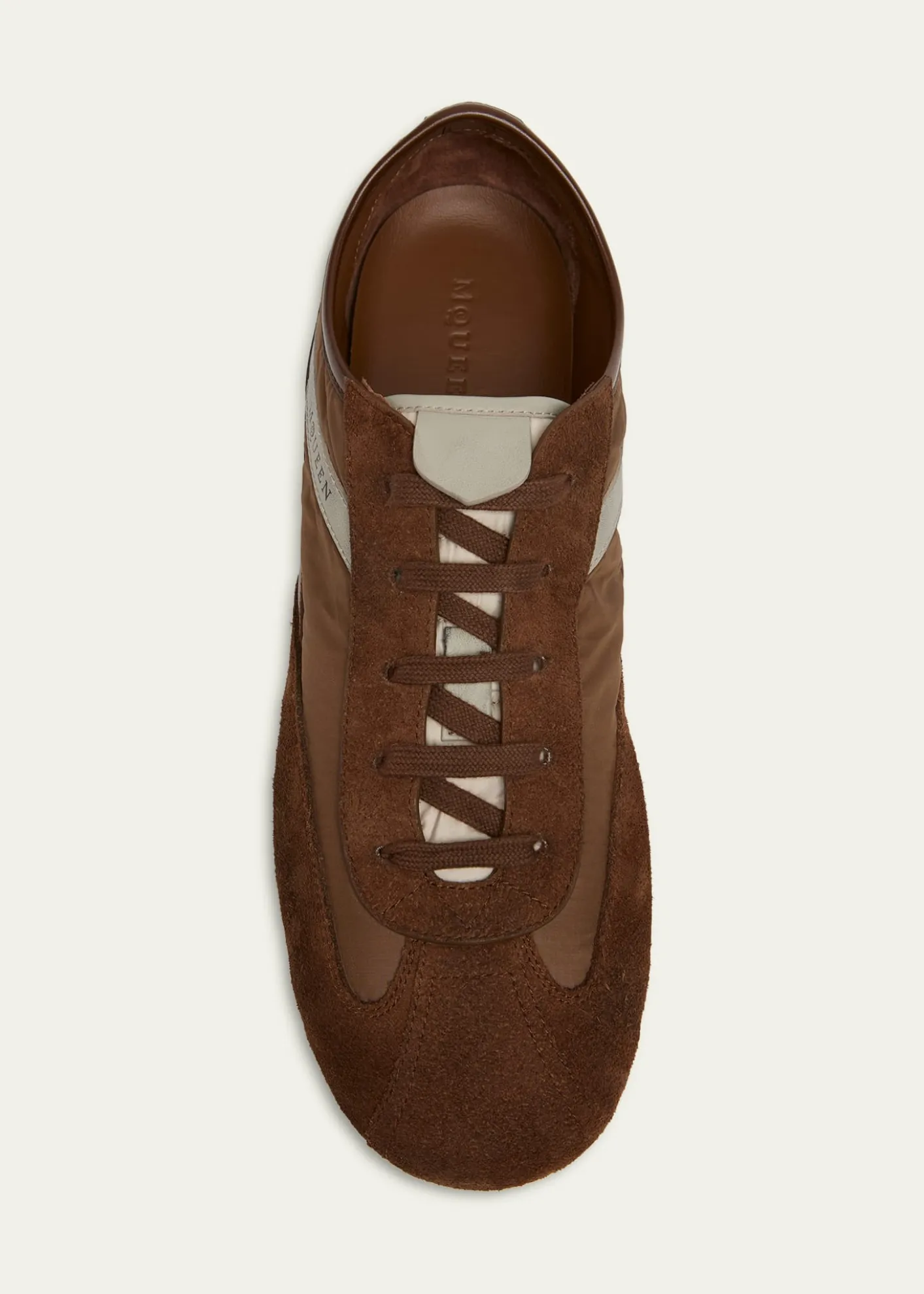 McQueenMen's Boxe Mixed Media Low-Top Sneakers