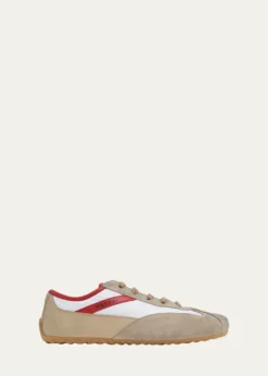 McQueenMen's Boxe Suede, Nylon, & Leather Low-Top Sneakers