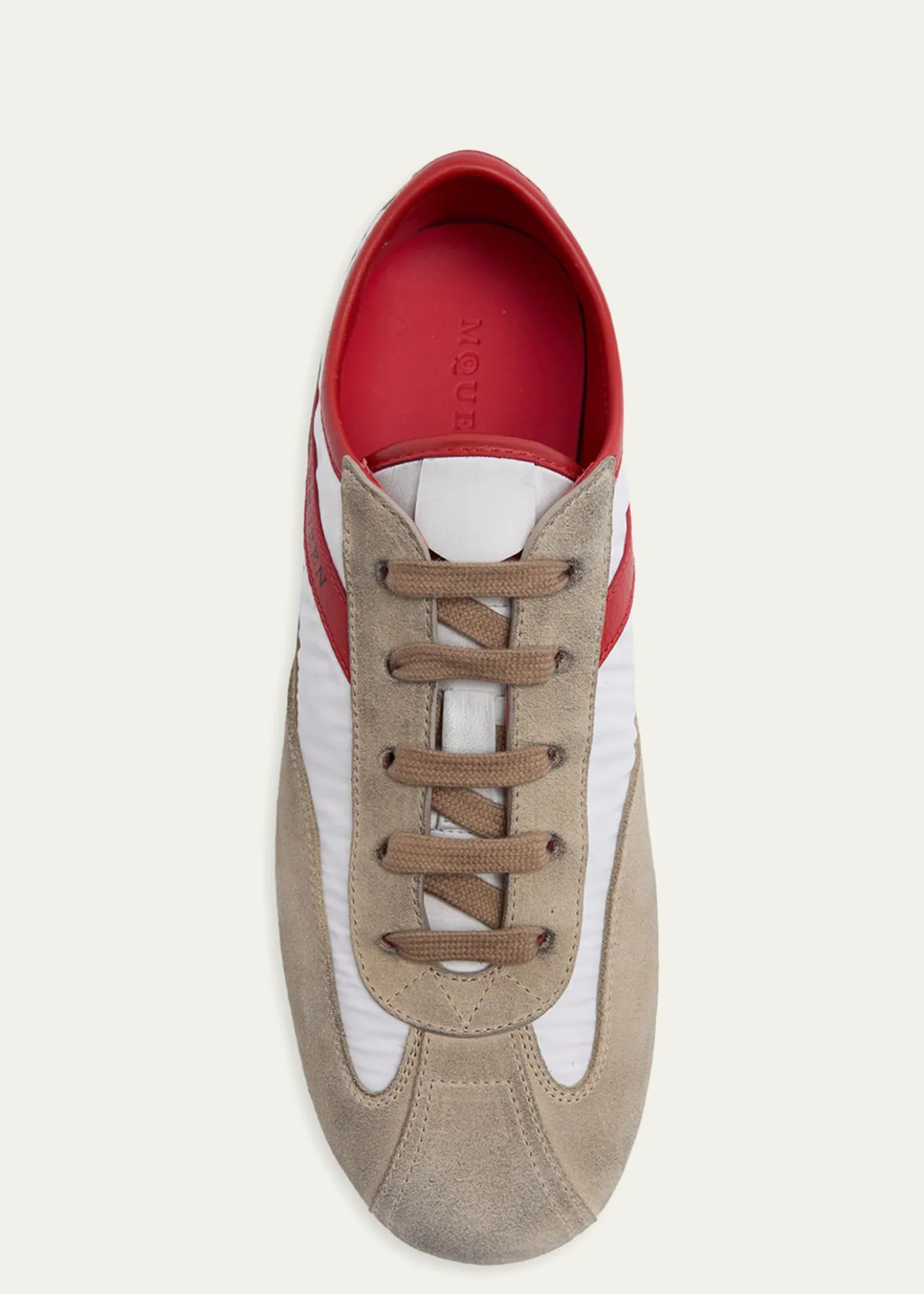 McQueenMen's Boxe Suede, Nylon, & Leather Low-Top Sneakers