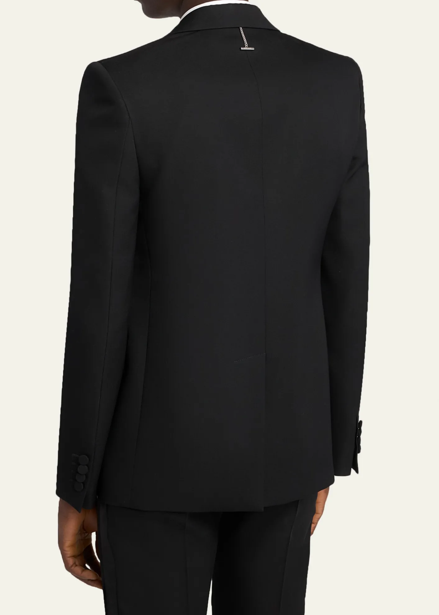 McQueenMen's Crystal Embroidery Single-Breasted Sport Coat