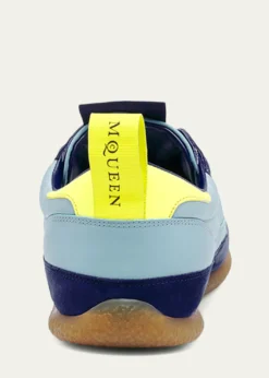 McQueenMen's EC1 Suede and Nylon Low-Top Trainers