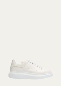 McQueenMen's Leather Oversized Sneakers