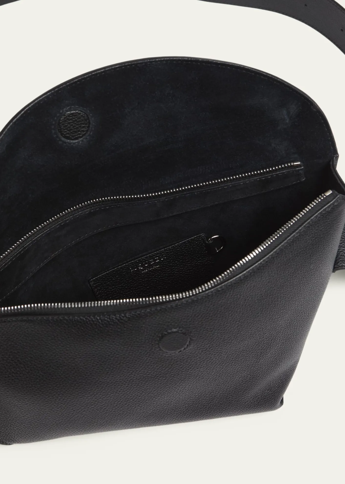 McQueenMen's Leather T-Bar Sling Bag