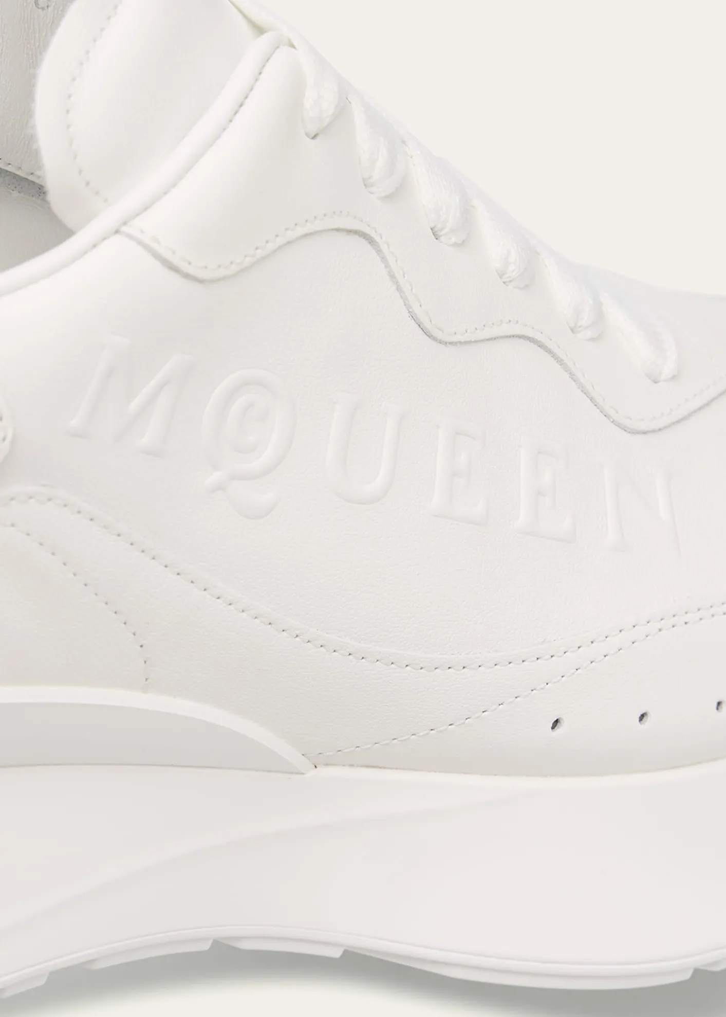 McQueenMen's Sprint Leather Runner Sneakers