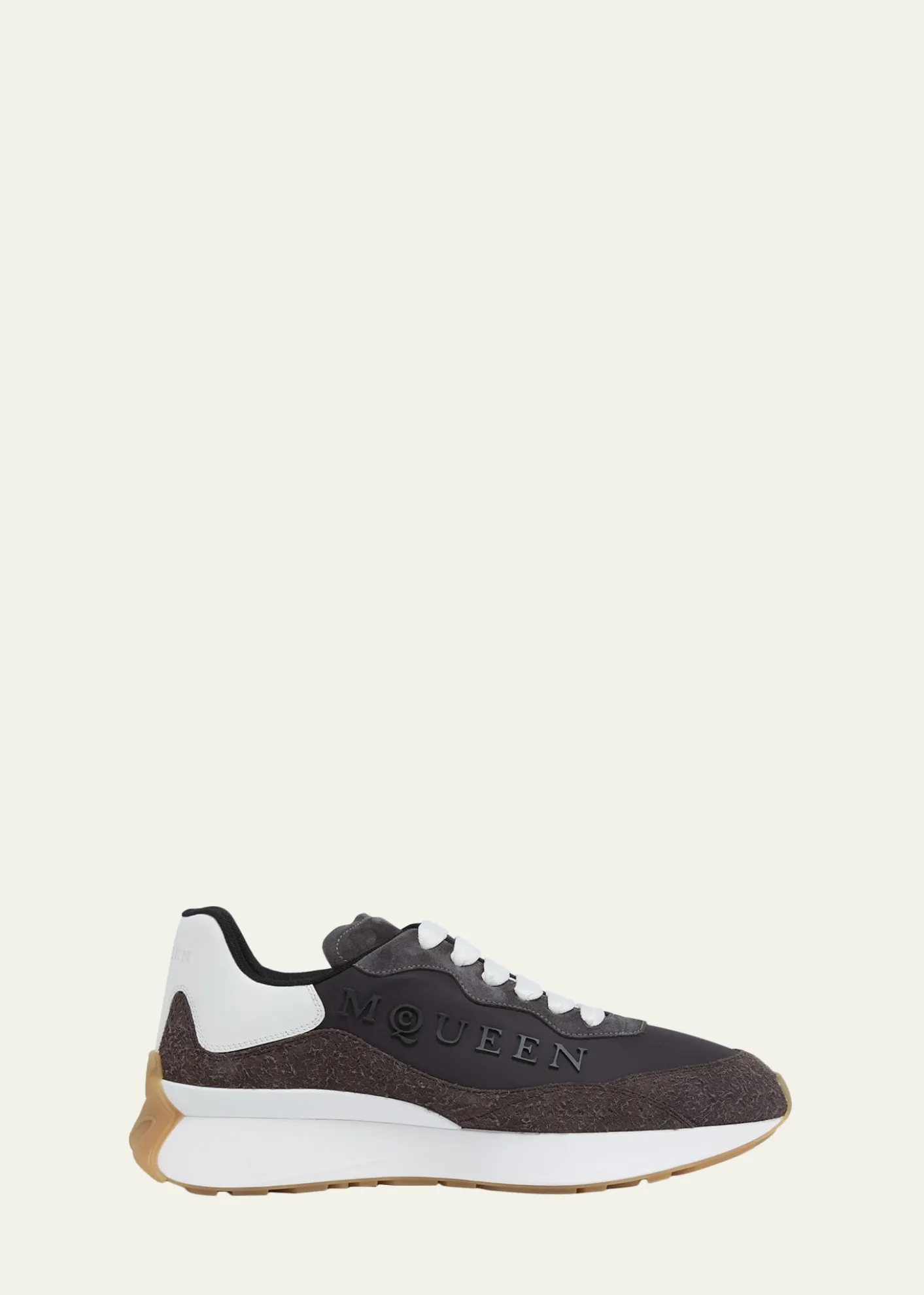 McQueenMen's Sprint Suede & Leather Runner Sneakers