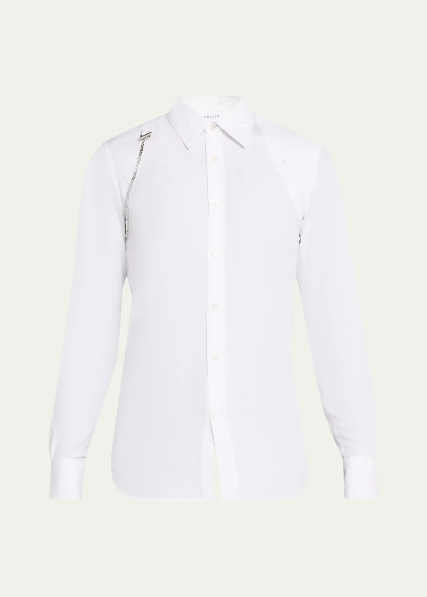 McQueenMen's T-Chain Harness Sport Shirt