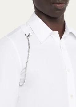 McQueenMen's T-Chain Harness Sport Shirt