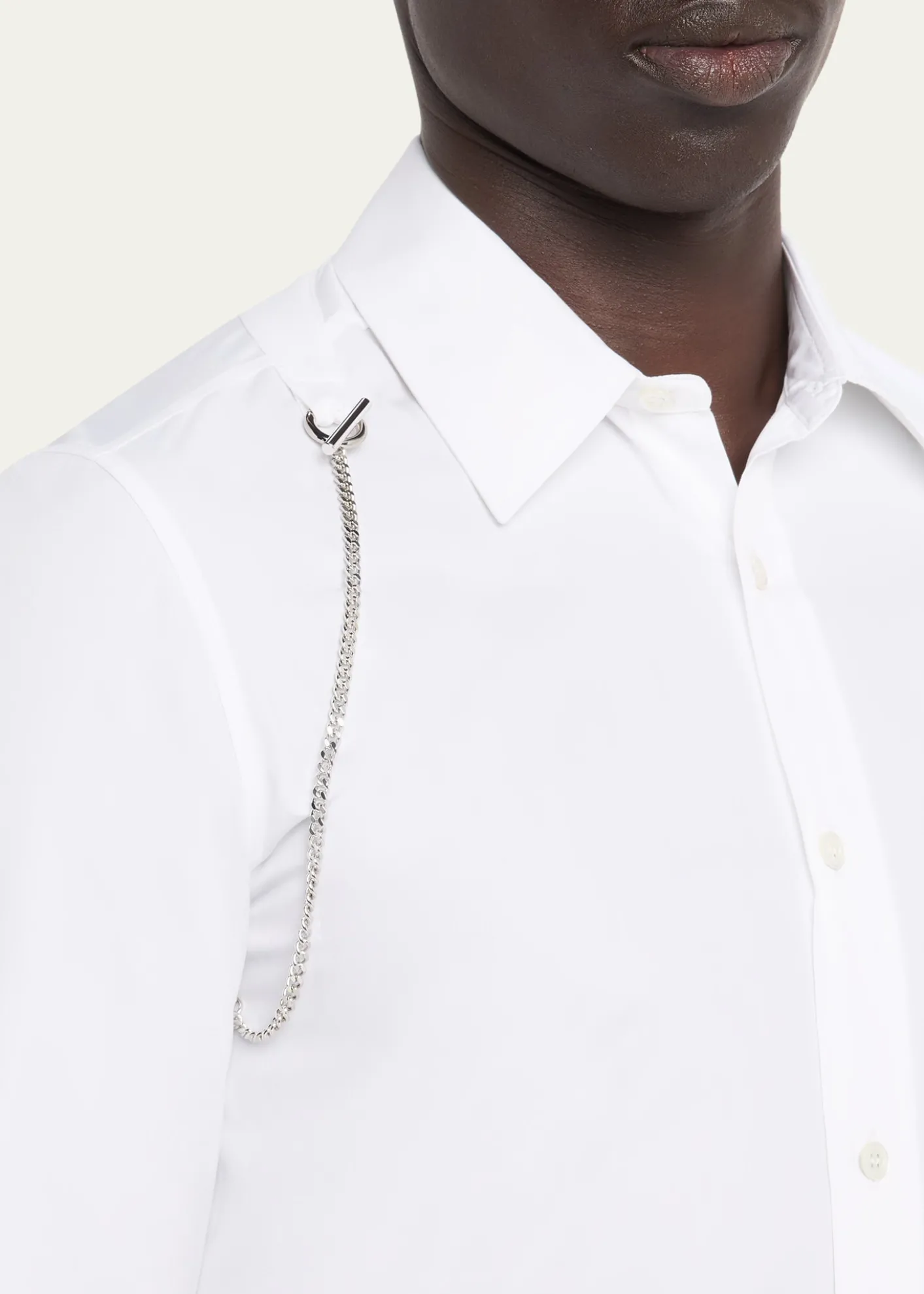 McQueenMen's T-Chain Harness Sport Shirt