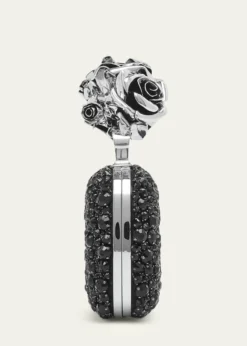 McQueenRose Sculptural Crystal-Encrusted Clutch Bag