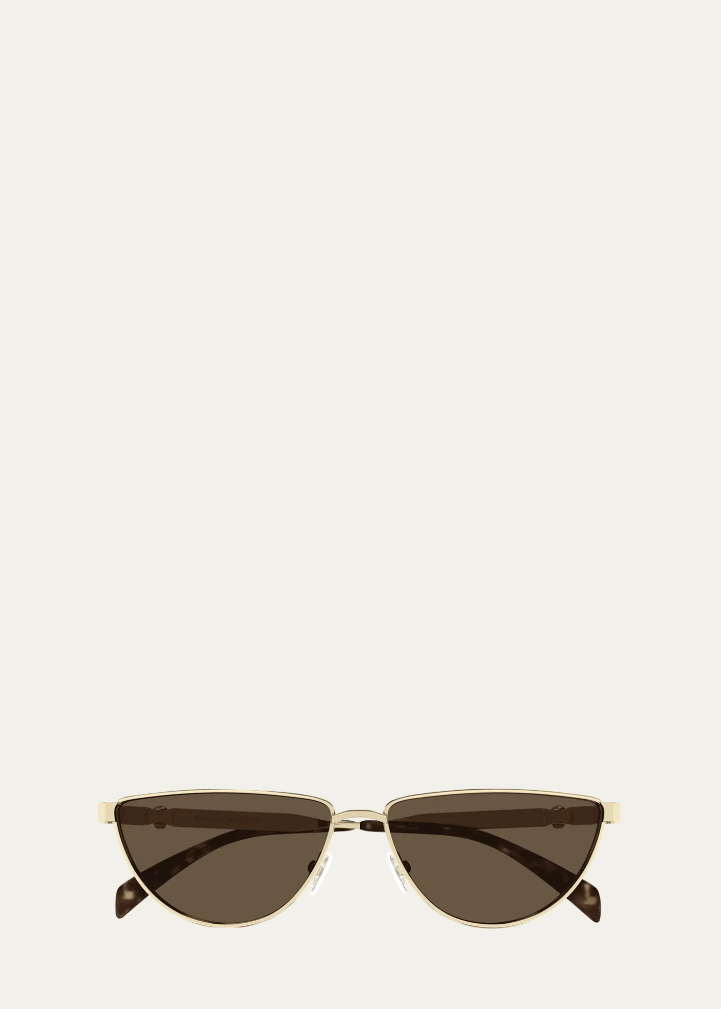 McQueenSkull Logo Metal Cat-Eye Sunglasses