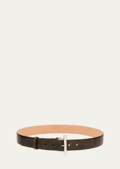 McQueenT-Bar Skinny Leather Belt