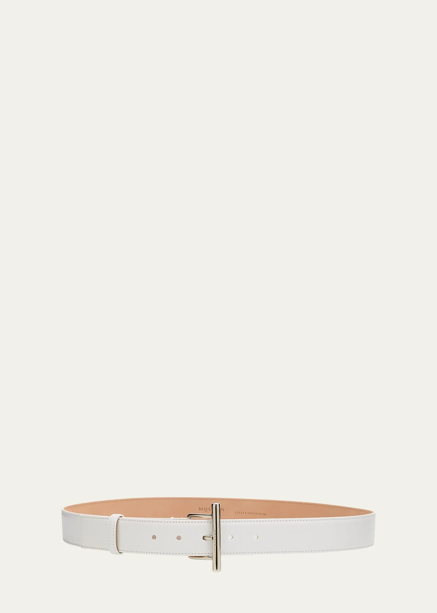 McQueenT-Bar Skinny Leather Belt