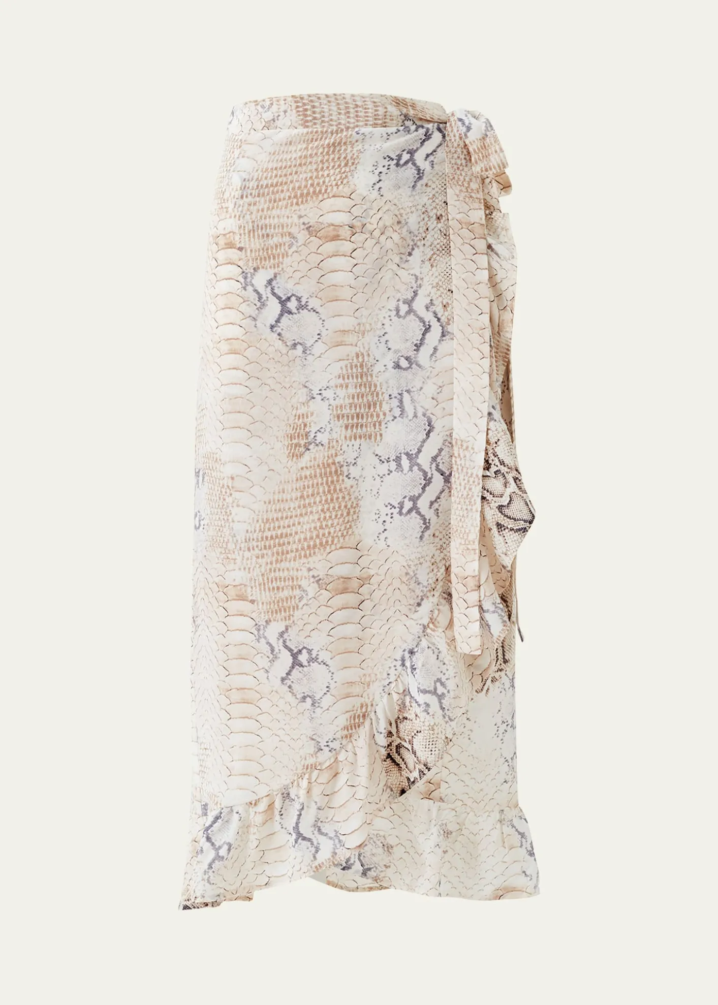 Melissa OdabashDanni Lizard Wrap Skirt