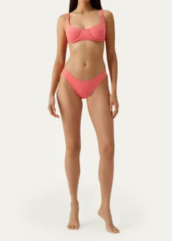 Melissa OdabashNoto Ribbed Bikini Top
