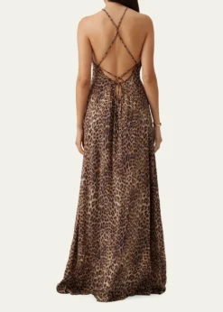Melissa OdabashSage Leopard Maxi Dress