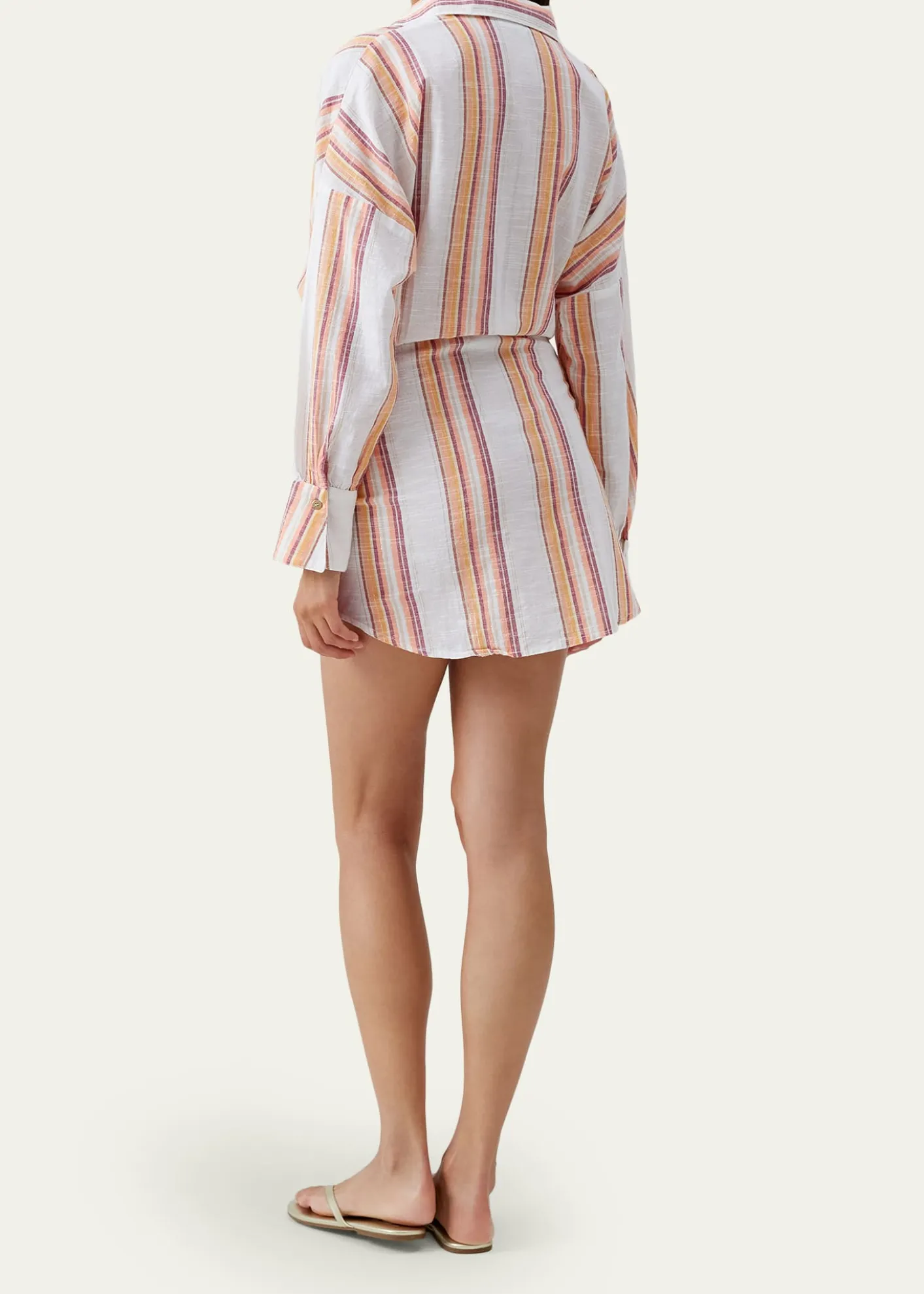 Melissa OdabashSara Mini Shirtdress Coverup