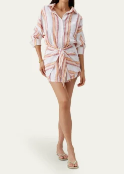 Melissa OdabashSara Mini Shirtdress Coverup