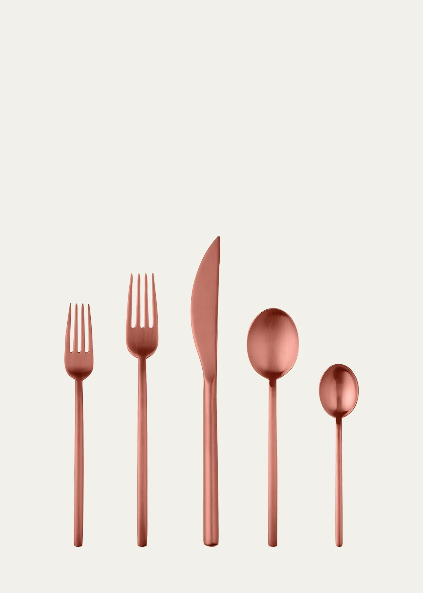 MepraBronze Linea Ice 5-Piece Flatware Set