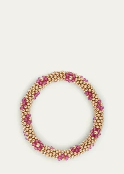 Meredith FrederickDaisy Zircon Bracelet, Pink