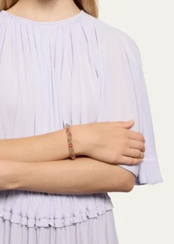 Meredith FrederickDaisy Zircon Bracelet, Pink