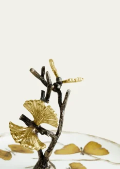 Michael AramButterfly Ginkgo 2-Tier Porcelain Etagere