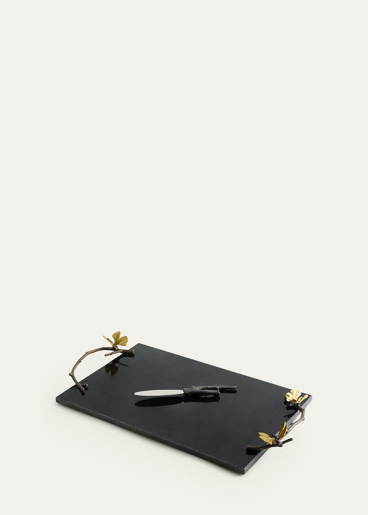 Michael AramButterfly Ginkgo Cheese Board with Knife