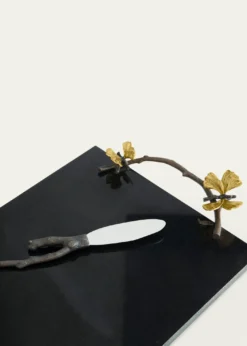Michael AramButterfly Ginkgo Cheese Board with Knife