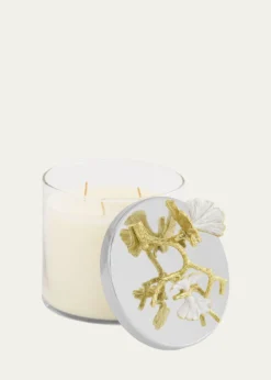 Michael AramButterfly Ginkgo White & Gold Candle