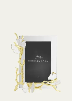 Michael AramButterfly Ginkgo White and Gold Frame, 4