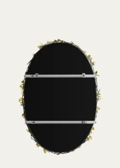 Michael AramButterfly Ginkgo Oval Wall Mirror - 39