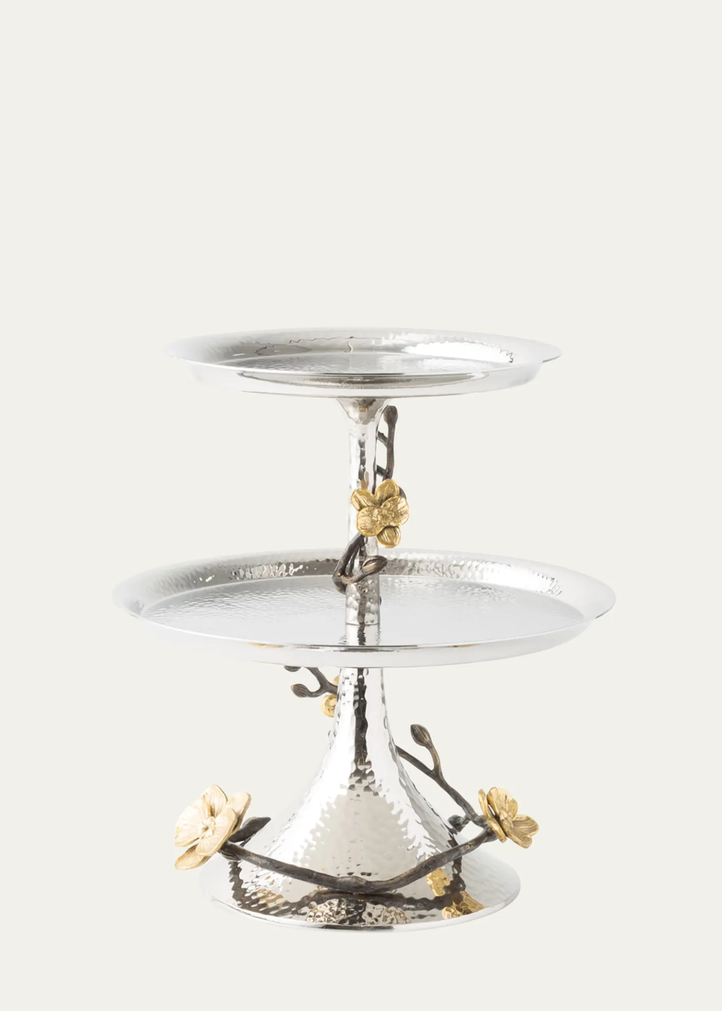 Michael AramGold Orchid Two-Tier Etagere