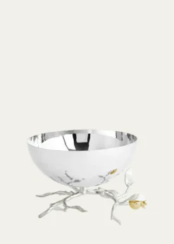Michael AramPomegranate Silver & Gold Small Bowl with 24K Goldplate