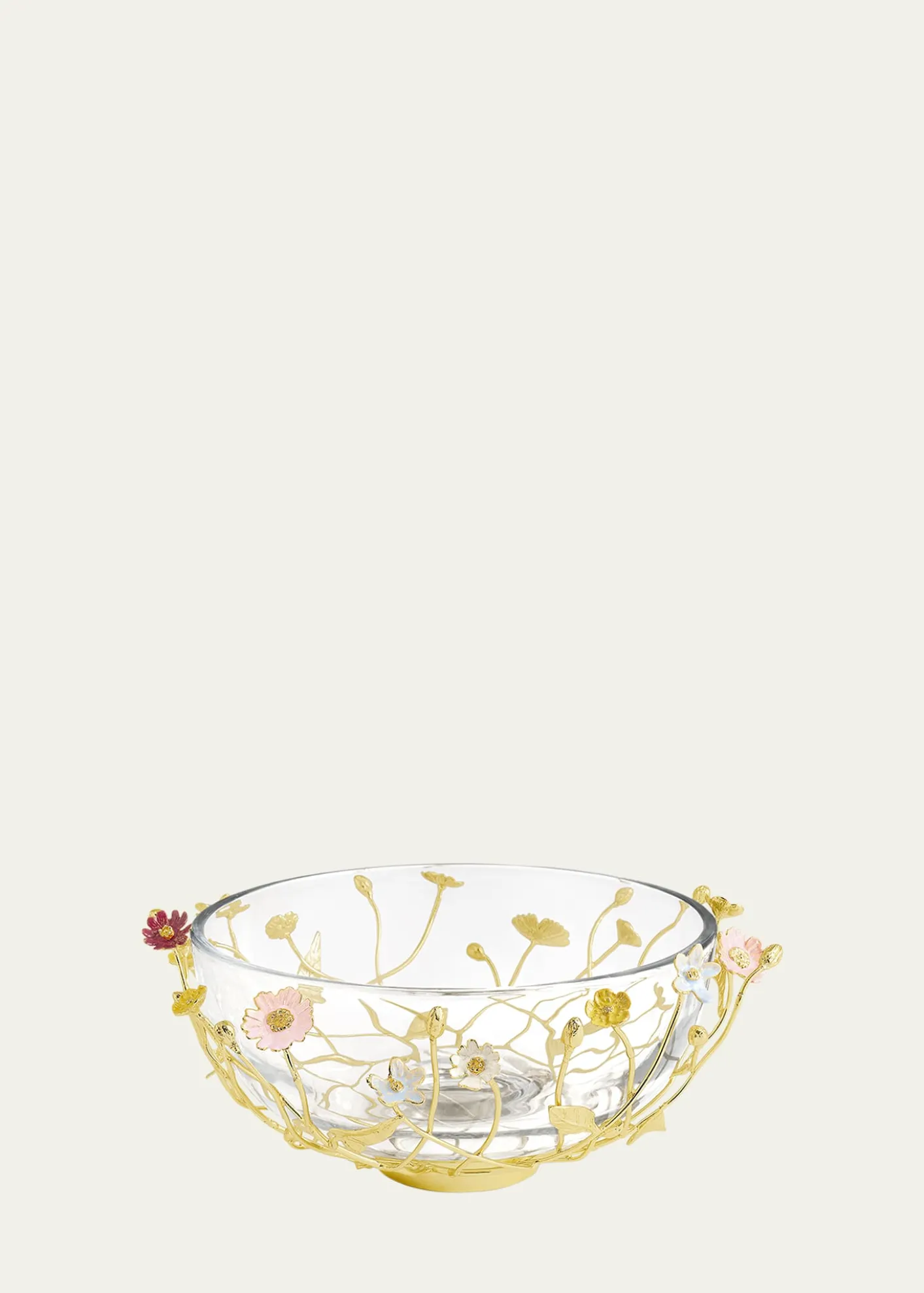 Michael AramWildflowers Serving Glass Bowl