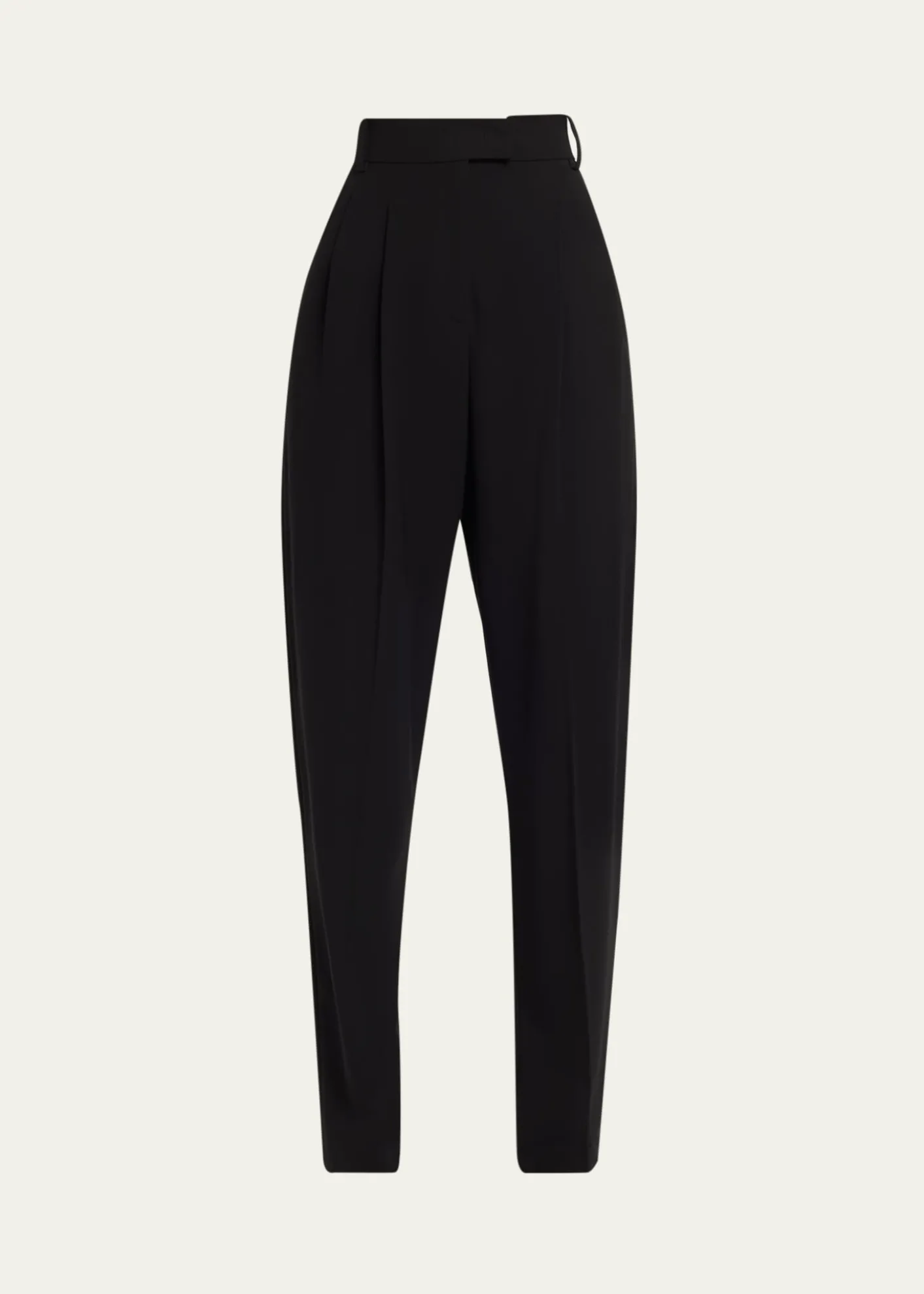 Michael Kors CollectionDru Pleated Tapered Wool Trousers