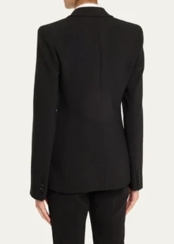 Michael Kors CollectionGeorgina One-Button Wool Blazer