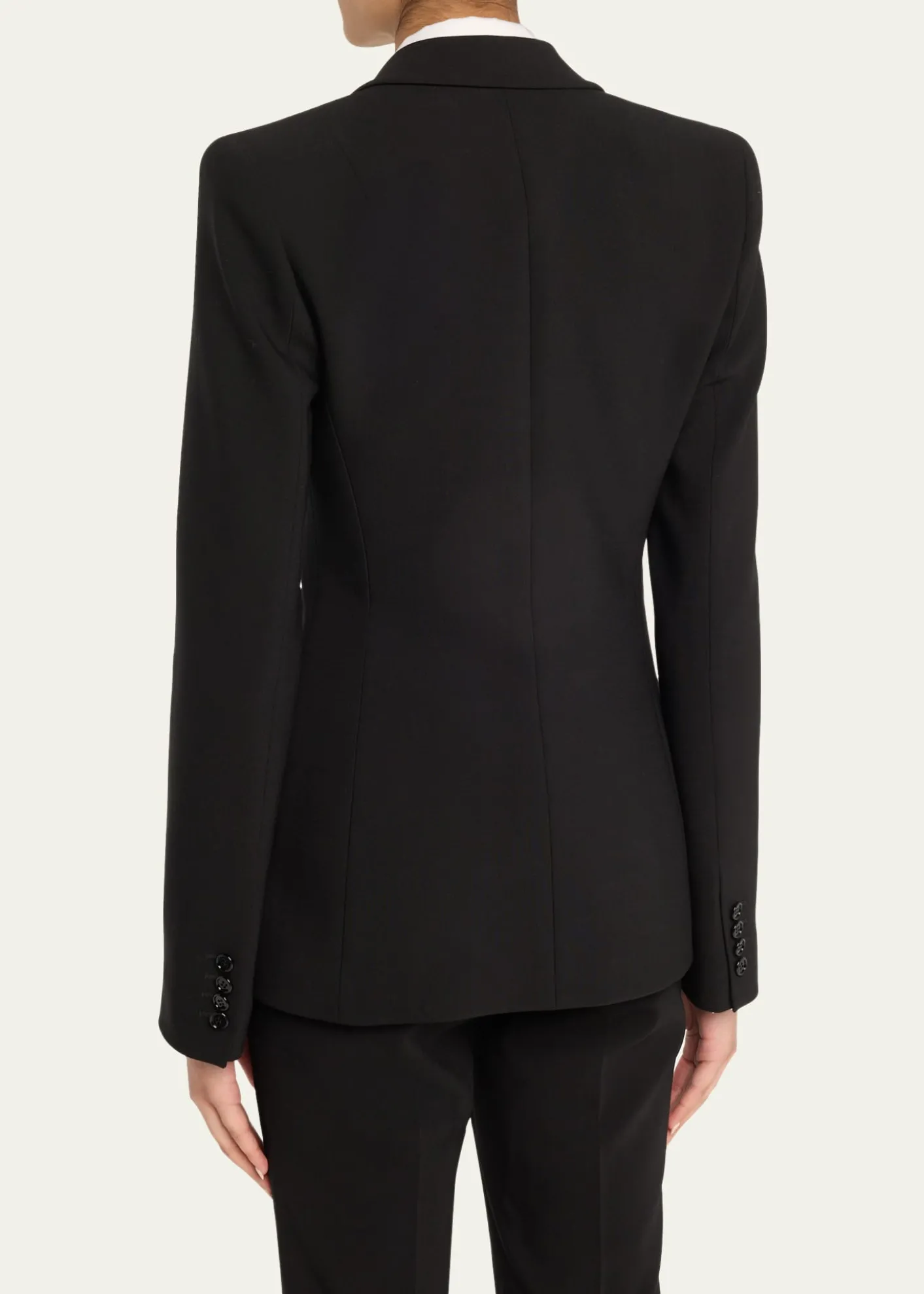 Michael Kors CollectionGeorgina One-Button Wool Blazer