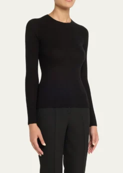 Michael Kors CollectionHutton Ribbed Cashmere Pullover