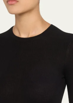 Michael Kors CollectionHutton Ribbed Cashmere Pullover