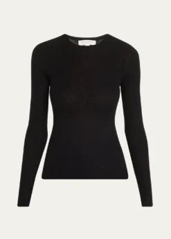 Michael Kors CollectionHutton Ribbed Cashmere Pullover