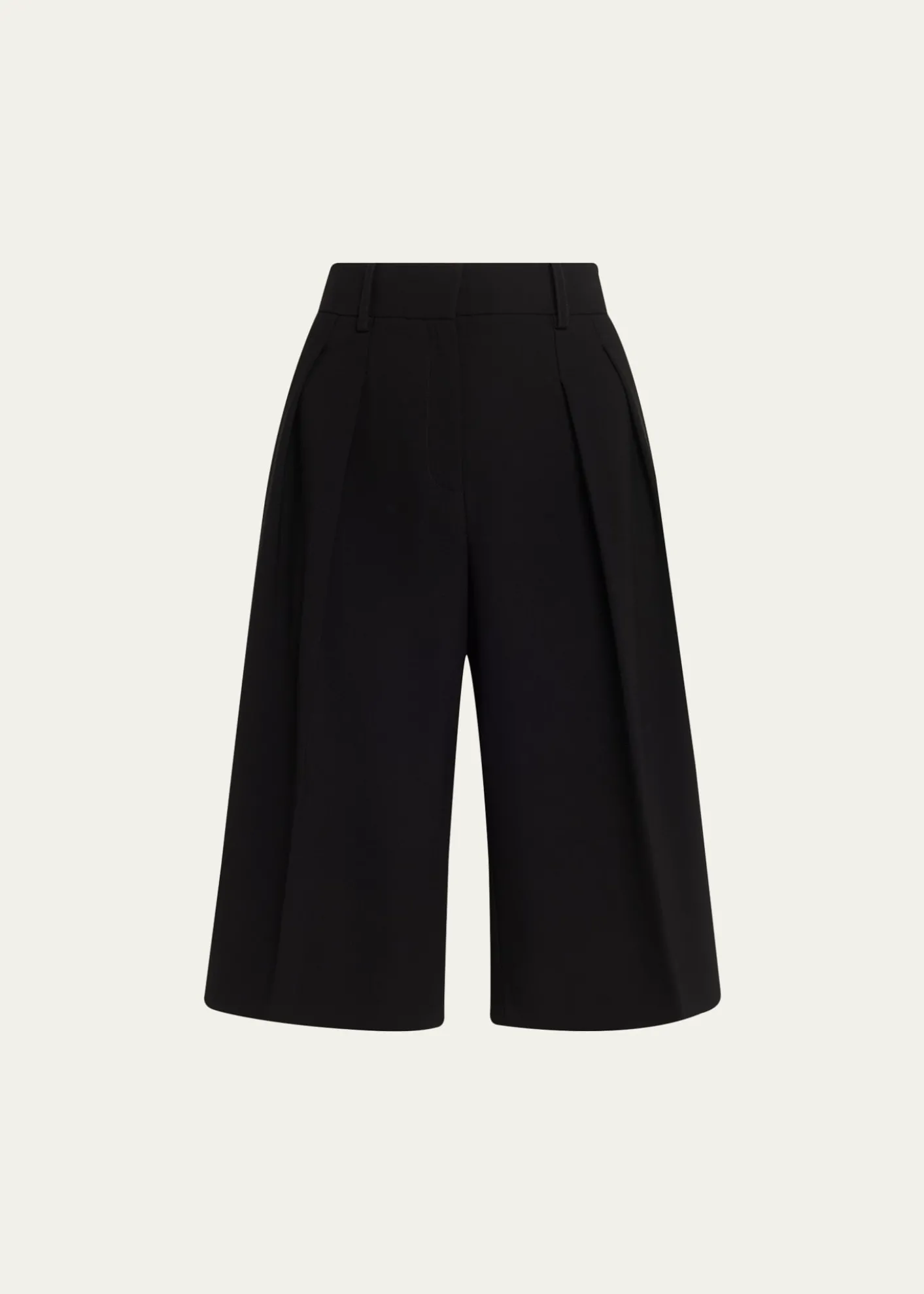 Michael Kors CollectionPleated Wide-Leg Bermuda Shorts
