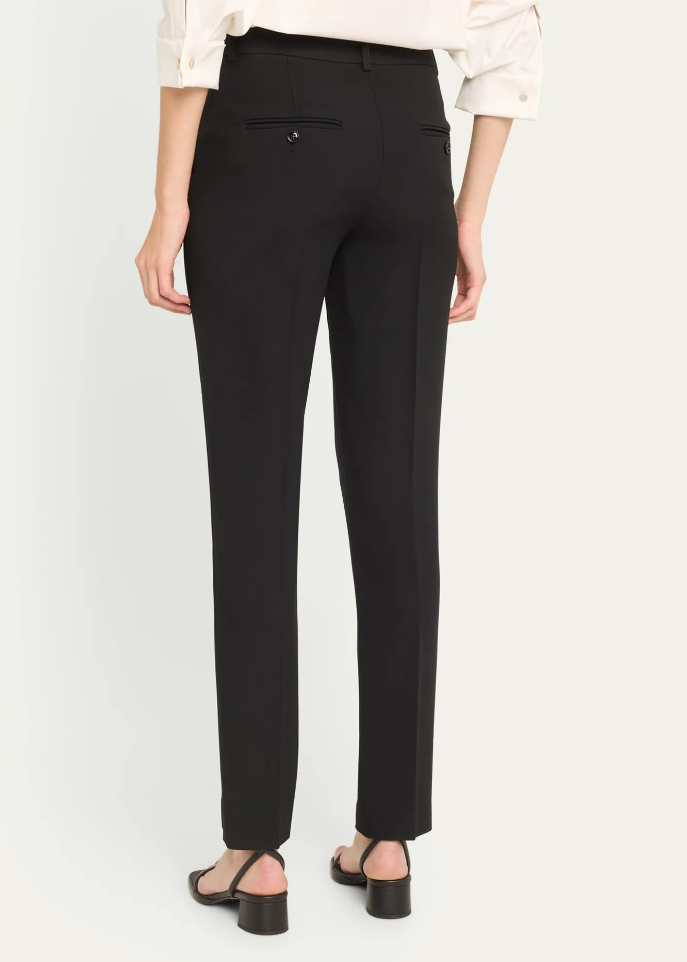 Michael Kors CollectionSamantha Double Crepe Sablé Slim-Leg Pants