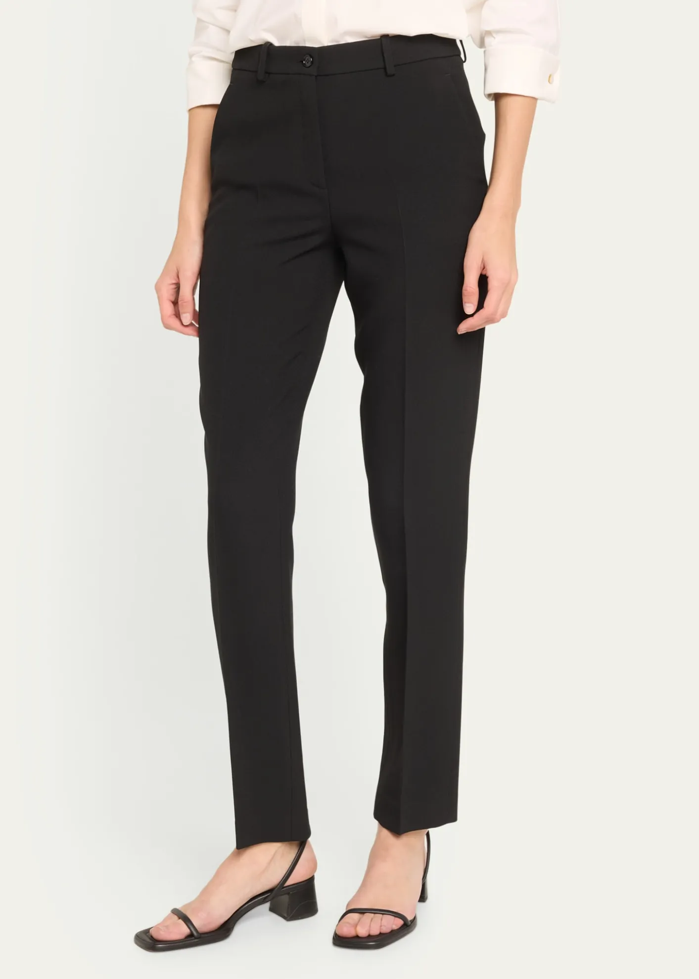 Michael Kors CollectionSamantha Double Crepe Sablé Slim-Leg Pants