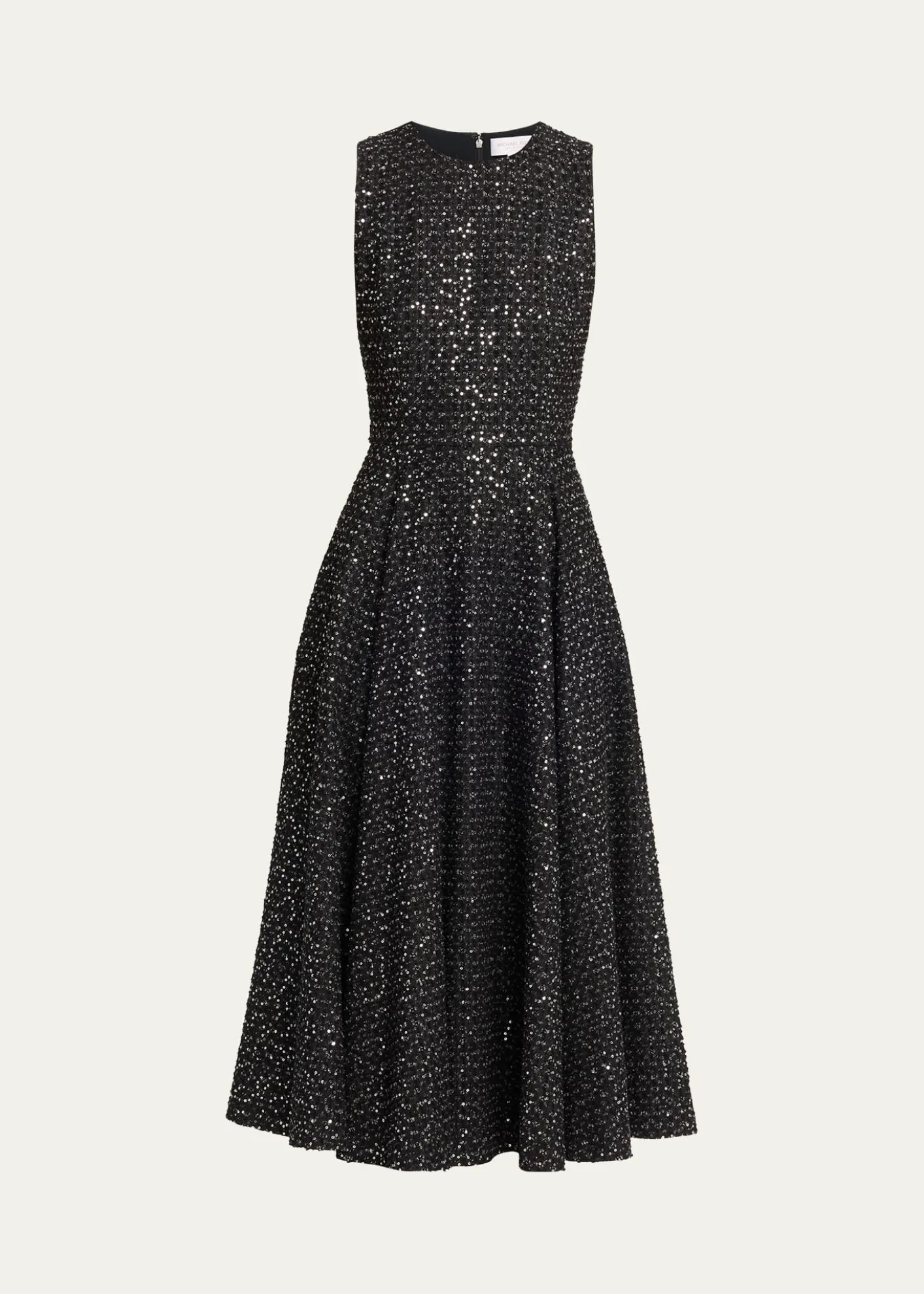Michael Kors CollectionSleeveless Sequin Cotton Midi Dress